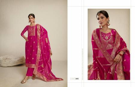 Zisa Charmy Olive Silk Wedding Salwar Suits Catalog
